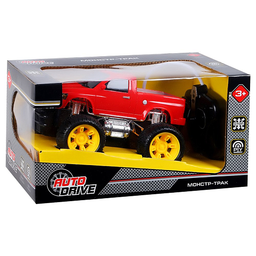 AUTODRIVE Машина р/у монстр-трак, 4 канала, цвет красный, зар.устр, в/к 26*15*14см в Джамбо Тойз #2