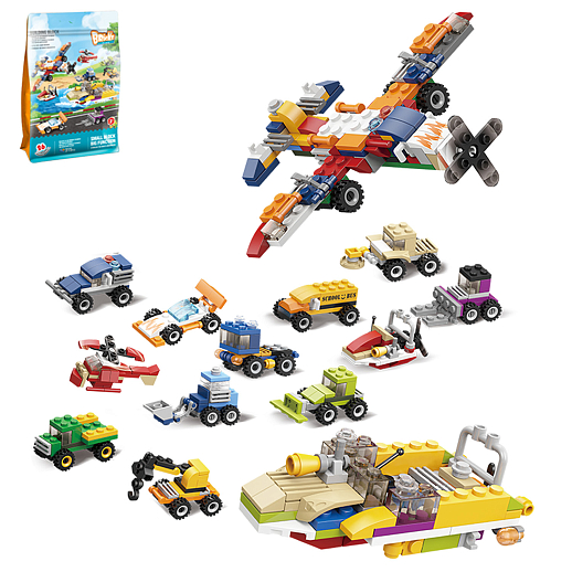 Конструктор "Техника" сборный, пакет, 315 дет., в/к 20,0*30,0*8,0 см в Джамбо Тойз