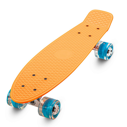 Скейтборд Fish, дека PP р-р 22"х6", колеса 60х45мм 78А, PU, LED, ABEC-7, подвеска алм.3,25" в/п в Джамбо Тойз #3
