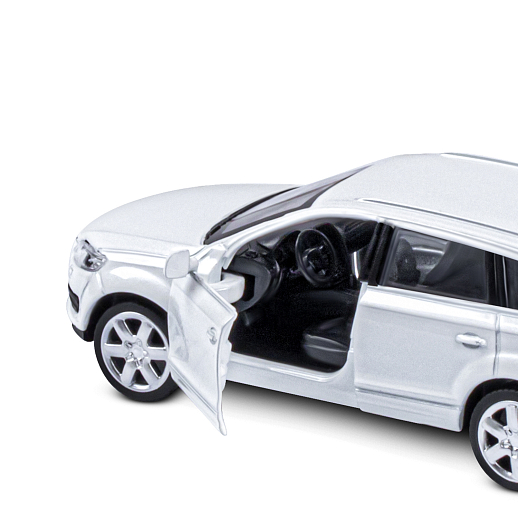 ТМ "Автопанорама" Машинка металлическая 1:43 Audi Q7, белый, откр. двери, инерция, в/к 17,5*12,5*6,5 см в Джамбо Тойз #11