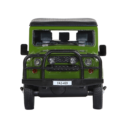 Игрушка для детей: Машинка металлическая 1:24 УАЗ, цвет зеленый хаки, свет, звук, инерция, артикул JB1251784 в Джамбо Тойз #4