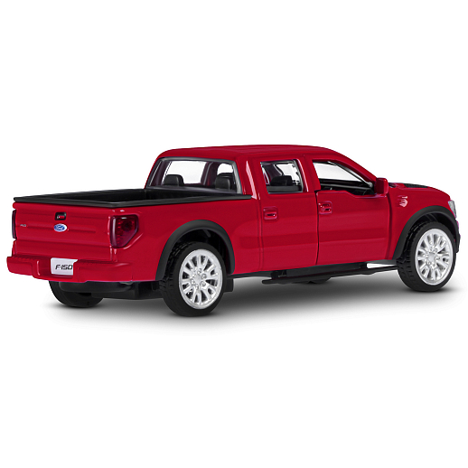 ТМ "Автопанорама" Машинка металлическая 1:52 Ford F-150 SVT Raptor-2, красный, откр. двери, инерция, в/к 16*7,5*5 см в Джамбо Тойз #9