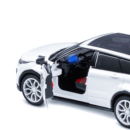 ТМ "Автопанорама" Машинка металлическая 1:32  Range Rover Evoque, белый, свет, звук, откр. двери и капот, инерция, в/к 17,5*13,5*9 см в Джамбо Тойз #13