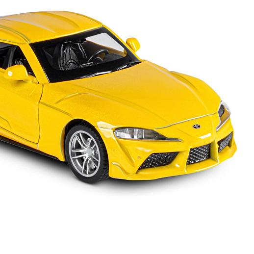 ТМ "Автопанорама" Машинка металлическая 1:38 Toyota GR Supra, желтый, откр. двери, инерция, в/к 17,5*12,5*6,5 см в Джамбо Тойз #15