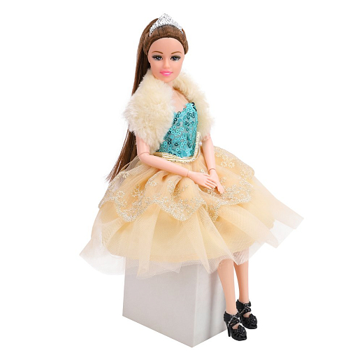 Кукла "Принцесса" с шарнирными руками и ногами, в комплекте домашний питомец, аксессуары, в/к 28х6х32,5 см в Джамбо Тойз #11