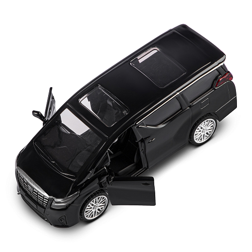 ТМ "Автопанорама" Машинка металлическая 1:43 Toyota Alphard, черный, откр. двери, инерция, в/к 17,5*12,5*6,5 см в Джамбо Тойз #12