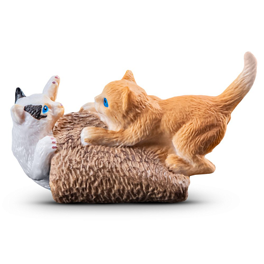 ТМ "DARWIN, Коллекционная фигурка"Игривые котята" рыжий/белый, в/п  6,8х3х4 см в Джамбо Тойз
