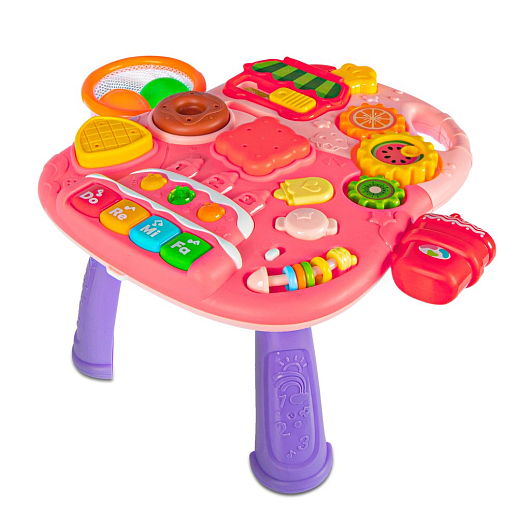 Ходунки 6 в 1: игровой столик,каталка с ручкой/без, со свет.и звук эффект., в/к 46,5*15*37 см в Джамбо Тойз #10