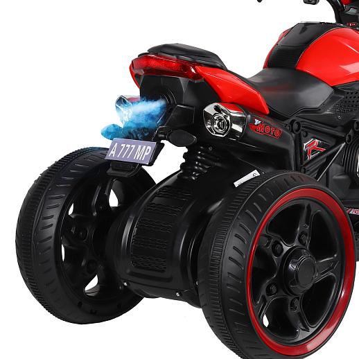 Мотоцикл трехколесный на аккум с функцией водяного пара, аккум 6V4Ah*1, 1*20W, размер мотоцикла 56*96*45см Цвет красный в Джамбо Тойз #6