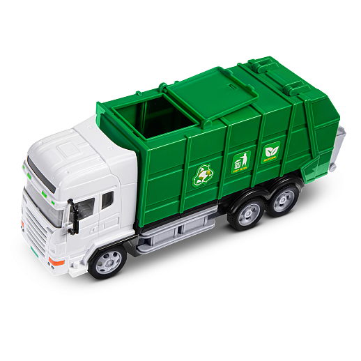 Р/У Мусоровоз, 27Hz, 4 канала, свет. эффекты, откр. люки, в/к 38,3*12*16 см в Джамбо Тойз #7