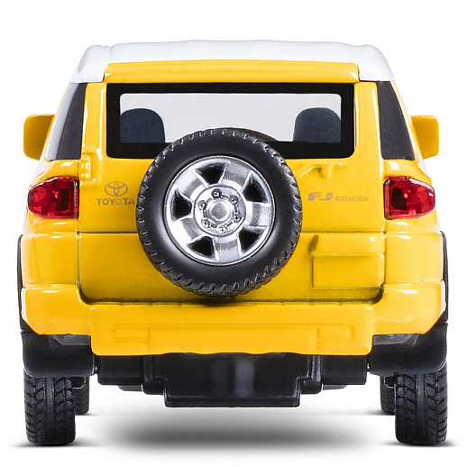 ТМ "Автопанорама" Машинка металлическая 1:43 Toyota FJ Cruiser, желтый, откр. двери, инерция, в/к 17,5*12,5*6,5 см в Джамбо Тойз #8