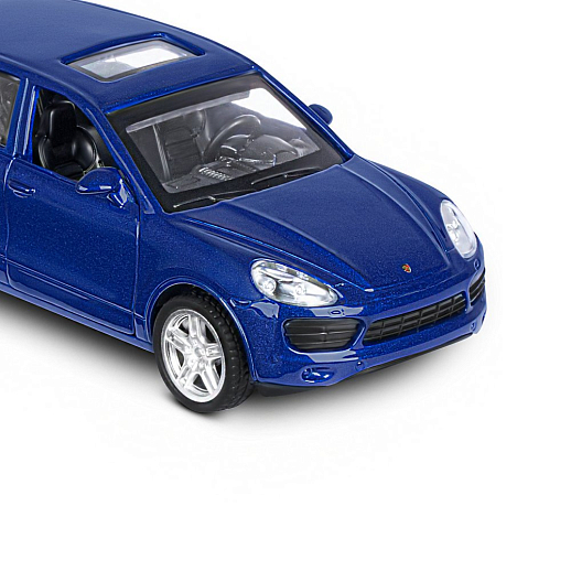 ТМ "Автопанорама" Машинка металлическая 1:43 Porsche Cayenne S, синий перламутр, откр. двери, инерция, в/к 17,5*12,5*6,5 см в Джамбо Тойз #14