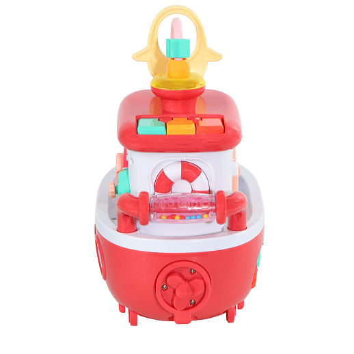 ТМ "Smart Baby" Развивающая игрушка "Кораблик" цвет красный, 29 звуков, стихов, мелодий. Сказки и потешки. Свет, звук, регулирующаяся громкость, в/к 26,5x17x26,8 см в Джамбо Тойз #4