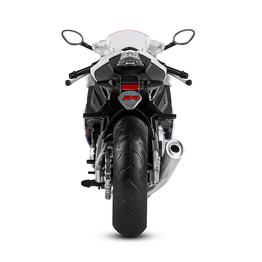 ТМ "Автопанорама" Мотоцикл металл. 1:12 BMW S1000RR, белый, свободный ход колес, в/к 7,1*11,7*20,6 см в Джамбо Тойз #10