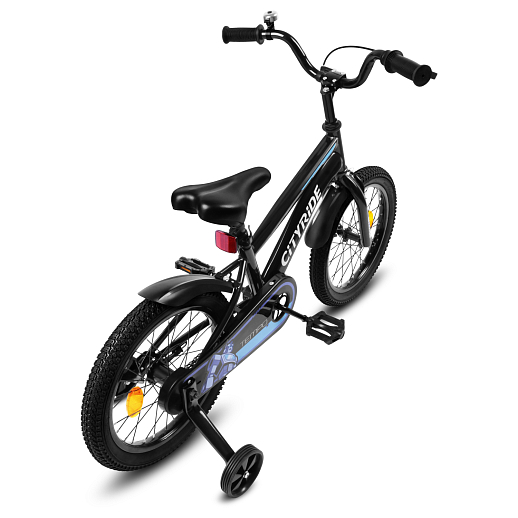 Велосипед двухколесный CITYRIDE, модель CR-B2-07J, колеса 16", рама сталь, обода сталь, цвет чёрный в Джамбо Тойз #3