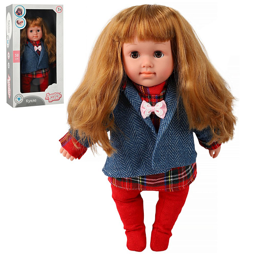 ТМ "Amore Bello" серия "Дружба" Кукла 38 см в красивой одежде, в/к 44х22х11 см в Джамбо Тойз