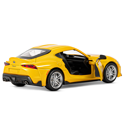 ТМ "Автопанорама" Машинка металлическая 1:31 Toyota Supra [US], желтый, откр. двери, свет, звук, инерция в/к 17,5*13,5*9 см в Джамбо Тойз #14