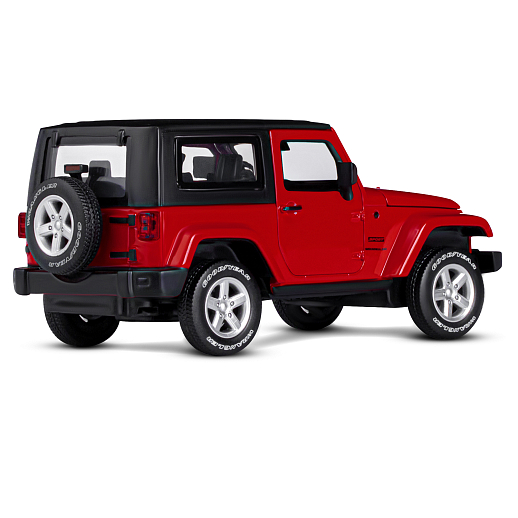 ТМ "Автопанорама" Машинка металлическая 1:32 Jeep Wrangler, красный, откр. Двери и капот, свет, звук, инерция, в/к 17,5*13,5*6,5 см в Джамбо Тойз #9