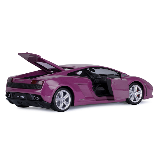 ТМ "Автопанорама" Машинка металлическая 1:24 Lamborghini Gallardo, розовый, откр. двери и багажник, свет, звук, свободный ход колес, в/к 24,5*12,5*10,5 см в Джамбо Тойз #13