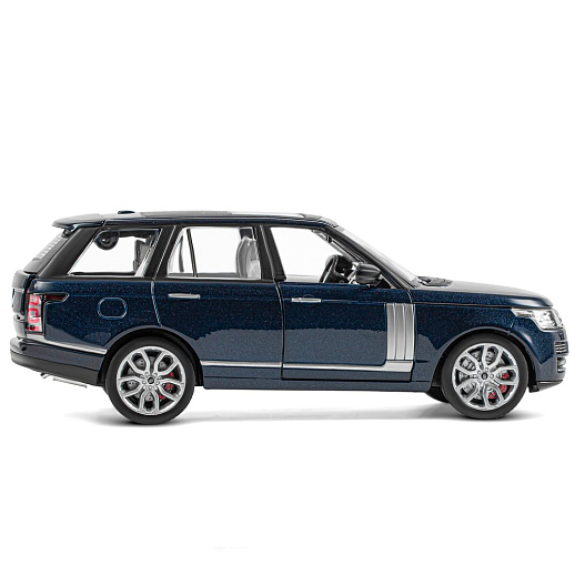 ТМ "Автопанорама" Машинка металлическая 1:26 Range Rover, синий перламутр, откр. двери, капот и багажник, свет, звук, свободный ход колес, в/к 24,5*12,5*10,5 см в Джамбо Тойз #7