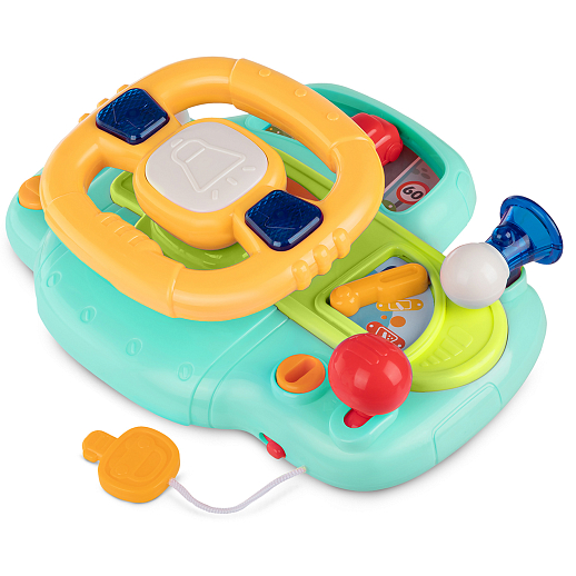 ТМ "Smart Baby" Руль музыкальный, мелодии Шаинского, свет, звук, русский язык, в/к 23,5х10х18 см в Джамбо Тойз #7