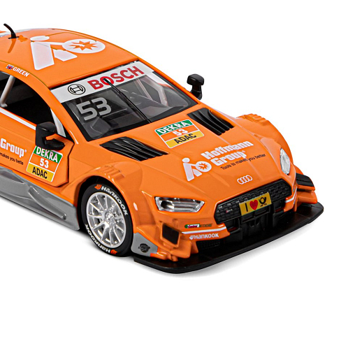 ТМ "Автопанорама" Машинка металлическая 1:32 Audi RS 5 DTM, оранжевый, свет, звук, откр. двери, инерция, в/к 17,5*13,5*9 см в Джамбо Тойз #18