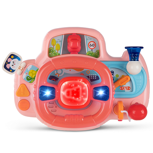 ТМ "Smart Baby" Руль музыкальный, мелодии Шаинского, свет, звук, русский язык, в/к 23,5х10х18 см в Джамбо Тойз #4