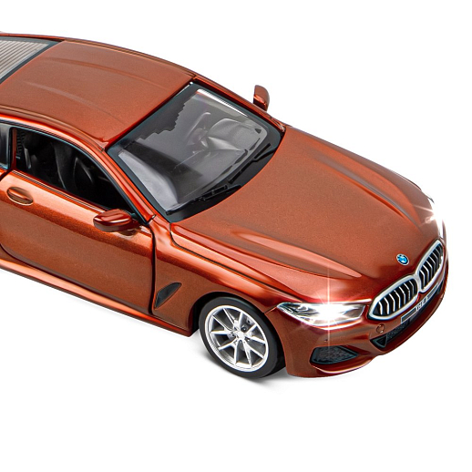 ТМ "Автопанорама" Машинка металлическая 1:35 BMW M850i Coupe, красный, откр. двери, свет, звук, инерция в/к 17,5*13,5*9 см в Джамбо Тойз #18