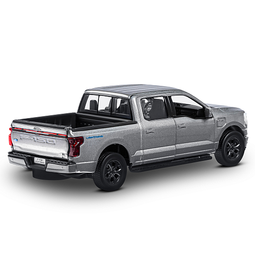 Машинка металлическая 1:36 Ford F-150 с зарядной станцией, серебристо-серый, свет, звук, откр. двери и капот, инерция, в/к 20,6*9,*9 см в Джамбо Тойз #15