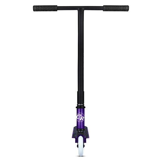 Трюковый самокат CITYRIDE TEMPO, T-bar сталь 50*50см, дека алюм.49*9,5см, колеса PU 86A 100мм, пластик диск, вилка резьб., хомут 4б., цвет Фиолетовый  в Джамбо Тойз #3