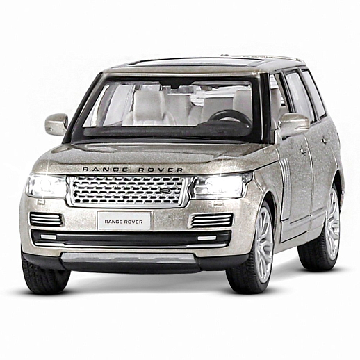 ТМ "Автопанорама" Машинка металлическая 1:34 2013 Range Rover, золотой перламутр, свет, звук, откр. двери, капот и багажник, инерция, в/к 17,5*13,5*9 см в Джамбо Тойз #6