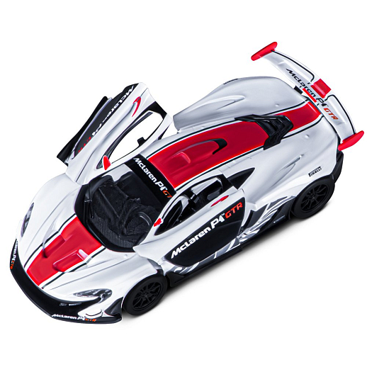 ТМ "Автопанорама" Машинка металлическая 1:31 Mclaren P1™ GTR, белый, откр. двери, свет, звук, инерция, в/к 18*13,5*9 см в Джамбо Тойз #13