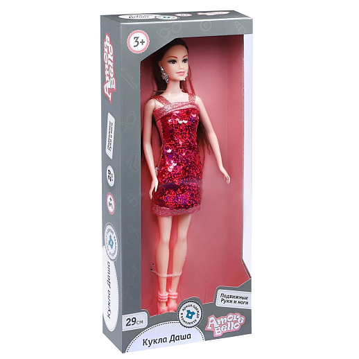 ТМ "Amore Bello" кукла "Даша", в/к 14х5,5х33 см в Джамбо Тойз #2