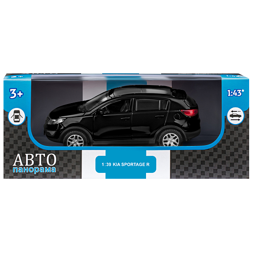ТМ "Автопанорама" Машинка металлическая 1:39 KIA SPORTAGE R, черный, откр. двери, инерция, в/к 17,5*12,5*6,5 см в Джамбо Тойз #2