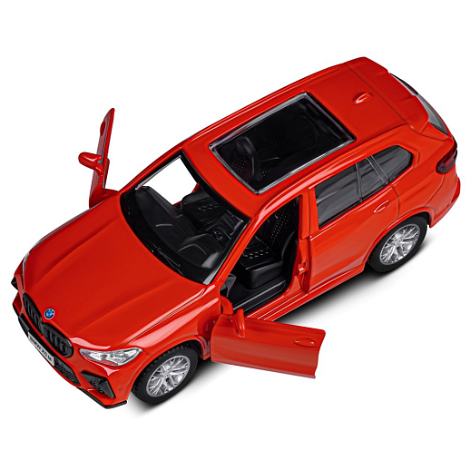 ТМ "Автопанорама" Машинка металлическая 1:43 BMW X5M, красный, инерция, откр. двери, в/к 17,5*12,5*6,5 см в Джамбо Тойз #11