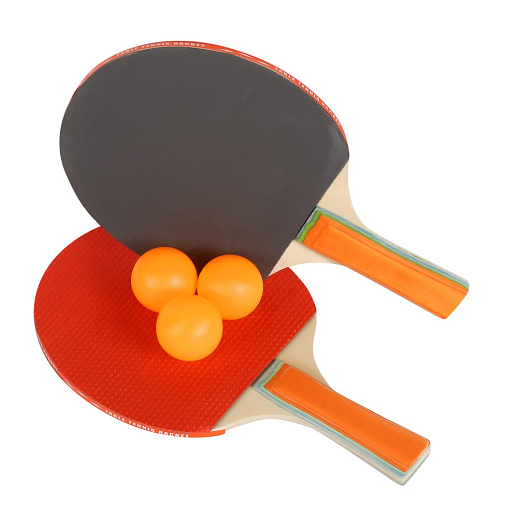 Набор для настольного тенниса, в комплекте 2 ракетки, 3 мяча, на блистере 29х17х4 см  блистер п/э в Джамбо Тойз #2