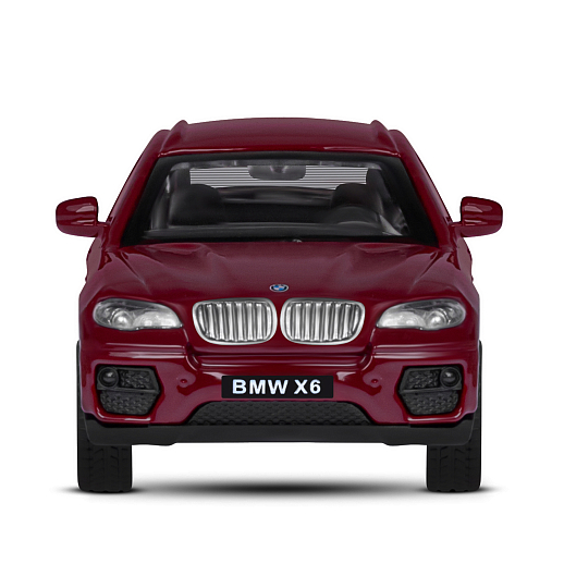 ТМ "Автопанорама" Машинка металлическая 1:43 BMW X6, красный, откр. двери, инерция, в/к 17,5*12,5*6,5 см в Джамбо Тойз #10