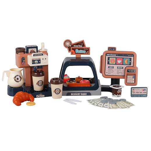 Игрушка для детей: набор "Кафе", свет, звук, синяя, артикул JB0214266 в Джамбо Тойз #2
