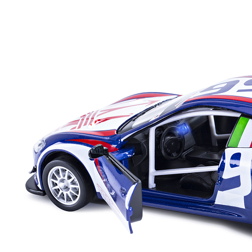 ТМ "Автопанорама" Машинка металл., 1:32 Maserati Gran Turismo MC GT4, синий, инерция, свет, звук, откр. двери, в/к 17,5*13,5*9 см в Джамбо Тойз #12