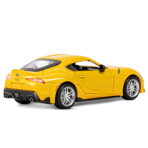 ТМ "Автопанорама" Машинка металлическая 1:31 Toyota Supra [US], желтый, откр. двери, свет, звук, инерция в/к 17,5*13,5*9 см в Джамбо Тойз #8