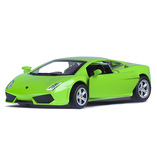ТМ "Автопанорама"  Машинка металл.  1:43 Lamborghini Gallardo LP560-4, зеленый, инерция, откр. двери, в/к 17,5*12,5*6,5 см в Джамбо Тойз #4
