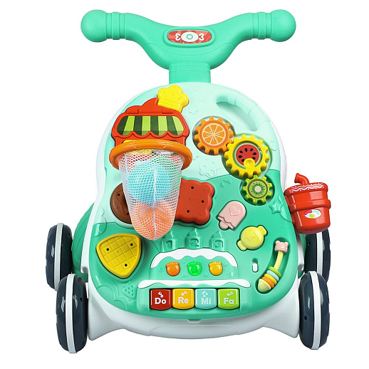 Ходунки, игровой центр, свет, звук, цвет зеленый, в/к 38х11х34,5 см в Джамбо Тойз #10
