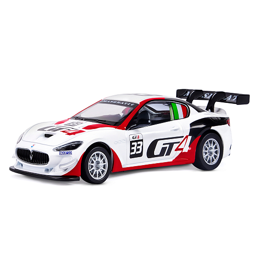 ТМ "Автопанорама" Машинка металлическая 1:43 Maserati Gran Turismo MC GT4, белый, откр. двери, в/к 17,5*12,5*6,5 см в Джамбо Тойз #2