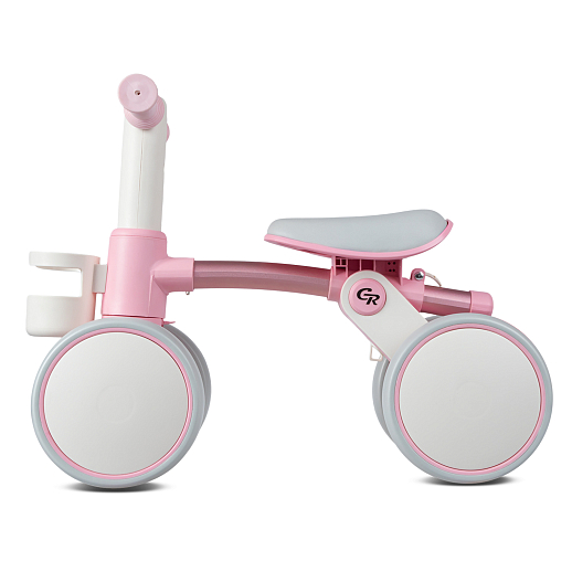 Беговел CITYRIDE, модель CR-BB-06, колеса EVA, алюминиевая рама, задняя ось сдвижная, цвет розовый в Джамбо Тойз #6