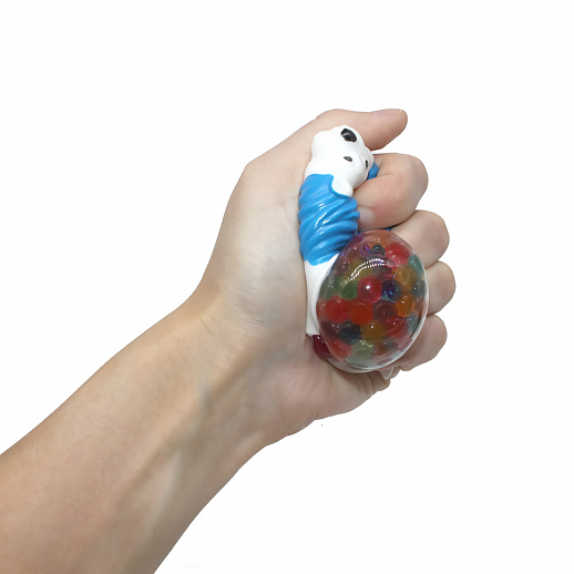 Игрушка-антистресс с силиконовыми шариками внутри, цвет микс, 7*5 см, (12 шт в наборе) в Джамбо Тойз #2