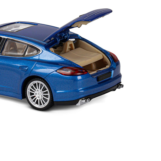 ТМ "Автопанорама" Машинка металлическая 1:24 Porsche Panamera S, синий, откр. двери, капот и багажник, свет, звук, свободный ход колес, в/к 24,5*12,5*10,5 см в Джамбо Тойз #18