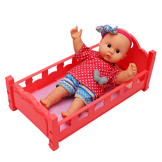 Набор "Кукла пупс с коляской, кроваткой, стульчиком, аксс.", в/к 72х11х37 см в Джамбо Тойз #14