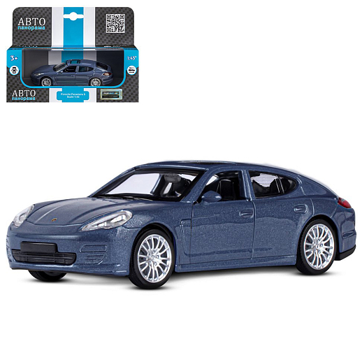 ТМ "Автопанорама" Машинка металлическая 1:43 Porsche Panamera S, синий перламутр, откр. двери, инерция, в/к 17,5*12,5*6,5 см в Джамбо Тойз