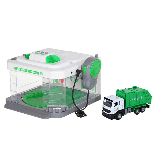AUTODRIVE Автомойка с паром, рус.чип, в компл. мойка, метал.машинка, свет/звук, в/к 31,5*22,5*19 в Джамбо Тойз #2
