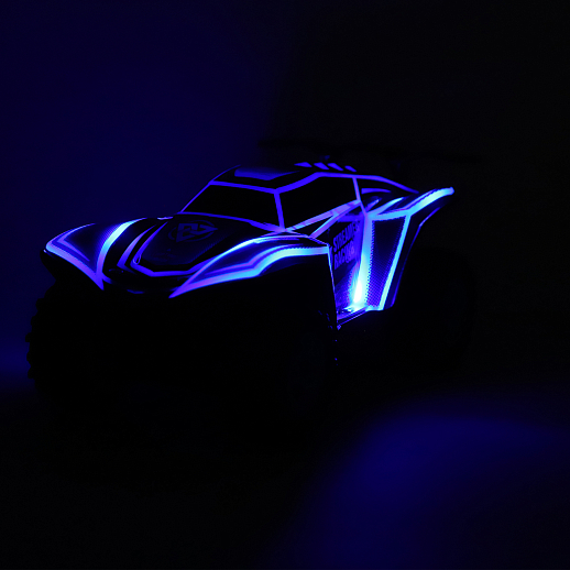 AUTODRIVE Р/У внедорожник,3D-подсветка корпуса/пульта,М1:16,2.4GHz,музыка,цвет синий,в/к 35,5*18*16см в Джамбо Тойз #13